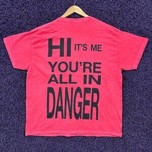 CharliXCX Spring Breakers Lyric brat Oversized EDM T-Shirt L